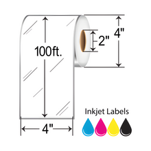 Epson Media for C3500/C4000, 4" X 100' Cont Gloss Label, Pk of 6 Rolls, Sold By Case (C35GC003)