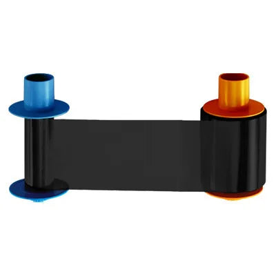 HID Fargo Standard Black Ribbon, DTC4500 Compatible, 3000 Images, 20 Rolls per Case, Priced per Roll - 045202