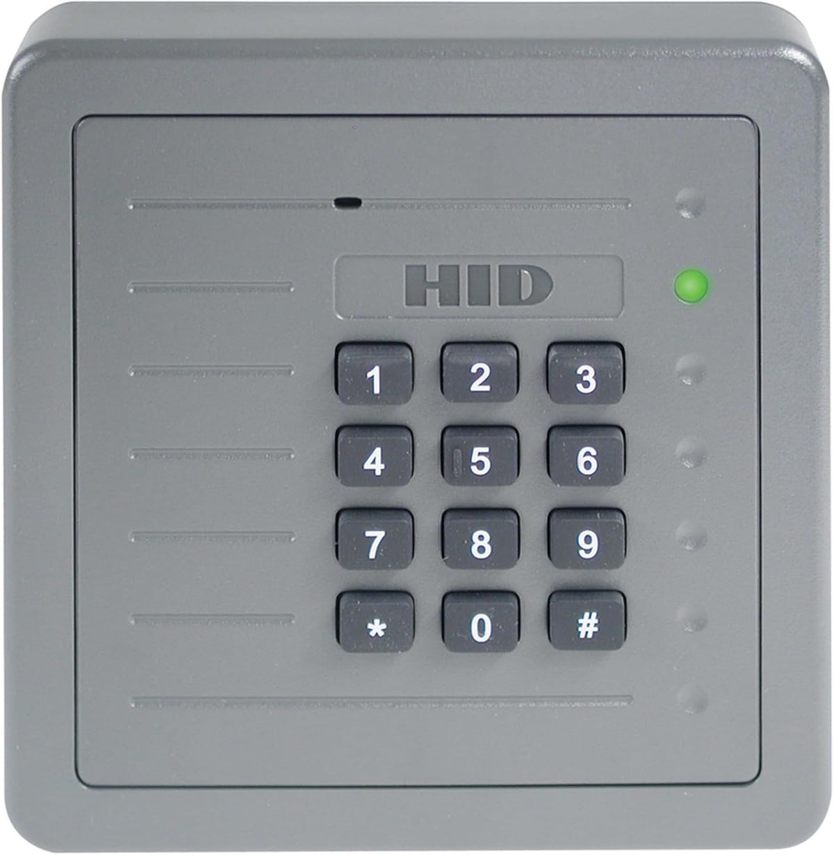 HID Fargo Pacs, Readers, Proxpro WIEGAND, Gray, Keypad, Lead Free, 125KHZ, PROXPRO-KEYPAD - 5355AGK00