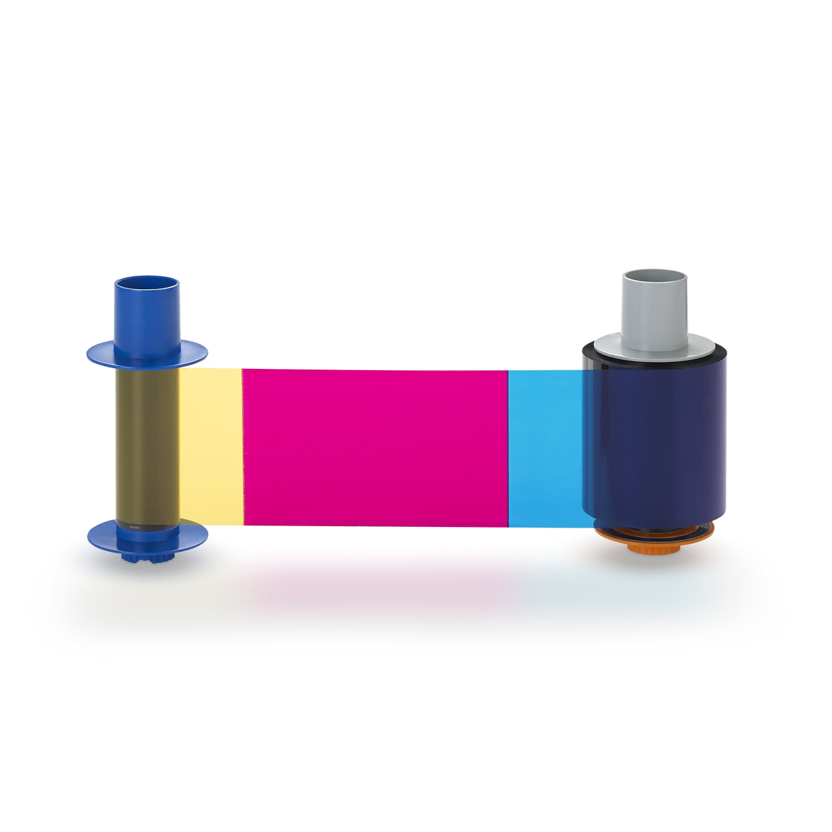 HID Fargo HDP5600/5000/5000E Ymckk Full Color Ribbon with 2 Black Resin Panels, 500 Images, Case of 20 Rolls, Sold per Roll - 084512