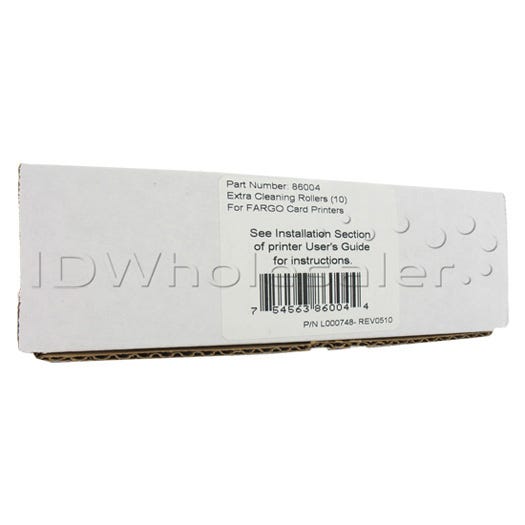 HID Fargo Cleaning Rollers, Pack of 10 - 086004