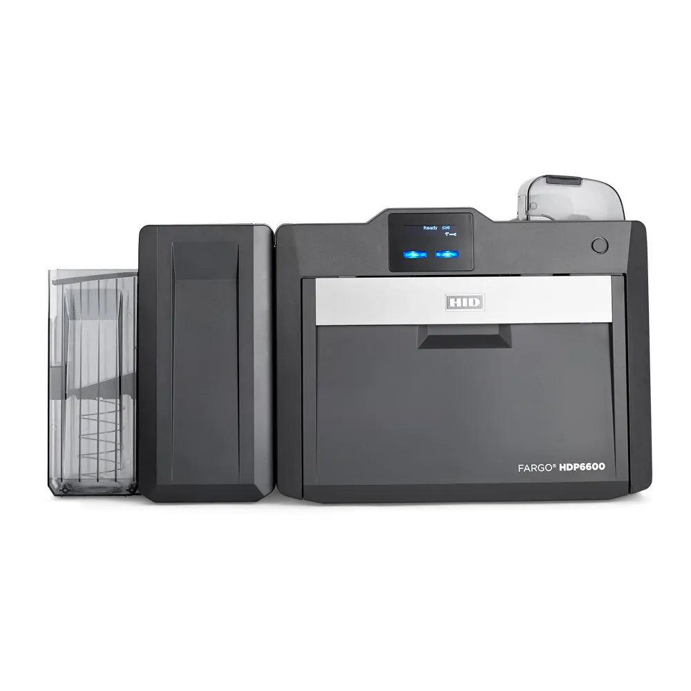 HID Fargo HDP6600, Dual Sided Printer with Contactless and Mag Stripe Encoders. 3YR Warranty with Registration - 094645
