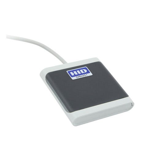 HID Fargo Eats Omnikey, 5022 Cntls, Gray, Smart Card 13.56MHZ, Single Frequency, USB, Closed Housing Ccid Compliant, No Drop Ships, Buyer Info Moq...