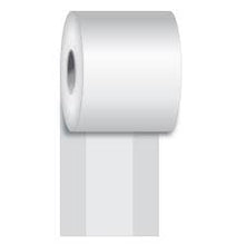 Max stick,  MAXSTICK2GO 55G Side Edge Adhesive Sticky Paper, Direct Thermal, 3.125" X 160, 1" Core, 2.75" Od, 24 Rolls per...