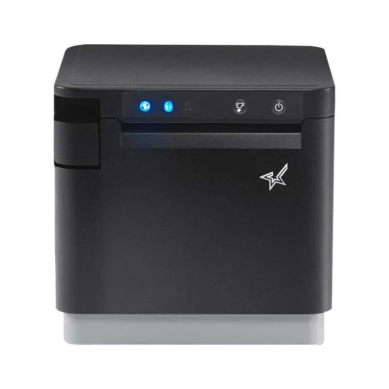 Star Micronics Thermal Printer, TSP650II, Cutter, Wlan, Ethernet, USB, Two Peripherial USB, Cloudprnt, Gray, Ext PS Included from Star Micronics