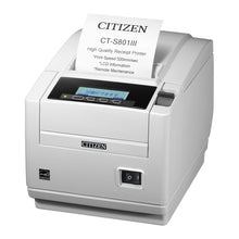 Citizen CT-S801III Ethernet/Wi-Fi Receipt Printer, Top Exit, USB + Ethernet + Wi-Fi, Black