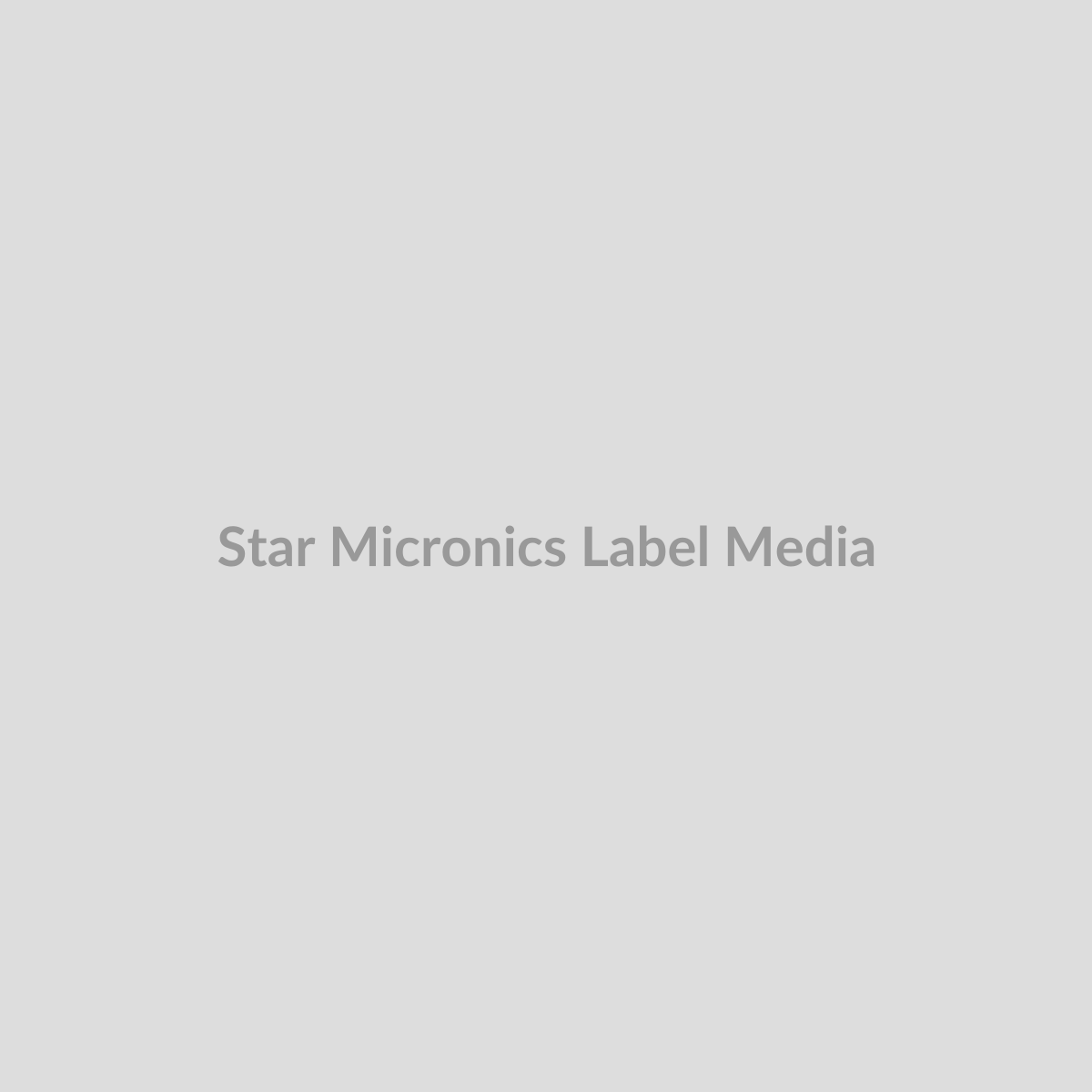 Star Micronics 37991640 40mm Permanent Linerless Labels, 6 Pack for mC-Label2, mC-Label3 for Star Micronics POS Printers