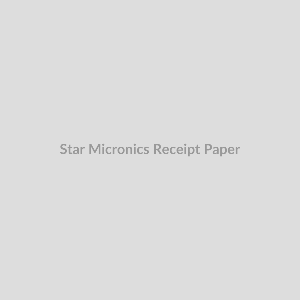 Star Micronics 37966862 80mm Thermal Receipt Paper, 12 Pack for SK1-3 Series for Star Micronics POS Printers