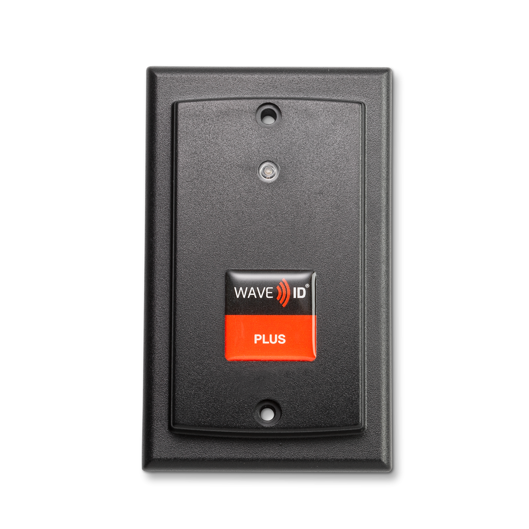 RFIdeas WAVE ID Plus SDK w/iCLASS SE & Seos Surface Mount Black USB Reader RDR-800W2BKU (RDR-800W2BKU)