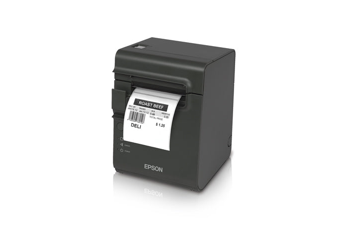 Epson TM-L90 Plus Liner-Free Compatible Label Printer (Serial, 40 mm Spacer, Dark Gray) - Epson C31C412A7991