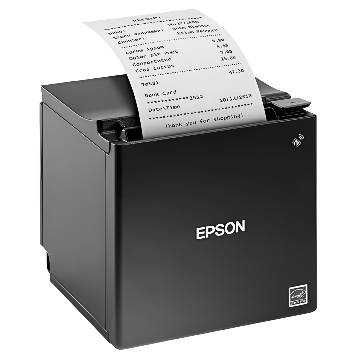 Epson TM-M30III, Thermal Receipt Printer, Autocutter, USB and Ethernet, Black, Energy Star (C31CK50012)