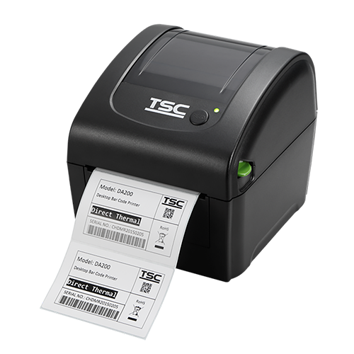 TSC DA220 black direct thermal desktop label printer