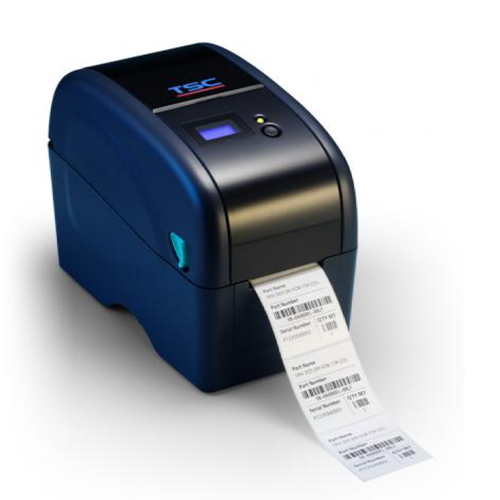 TSC TTP-225 navy two inch thermal transfer desktop printer