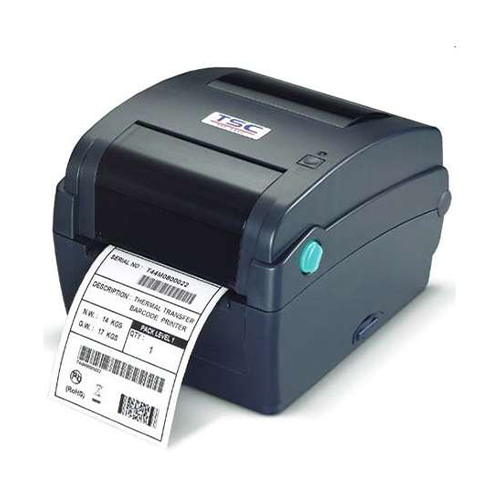 TSC TTP-244CE navy desktop thermal transfer printer