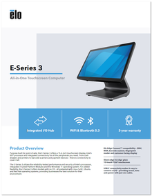 Elo E-Series 3 E153259 15.6-inch all-in-one POS touchscreen computer