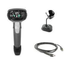 Zebra DS2208-SR7U2100SGW Zebra, DS2208-SR, 2D USB Barcode Scanner, Cable and Stand Included