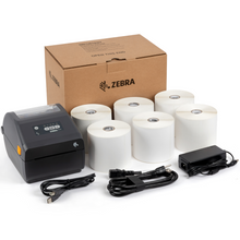 Zebra Kit, Smb, Warehouse Shipping Solution, ZD421 Bundle, ZD421 Desktop Printer, Z-PERFORM Shipping Labels - SMB-P1142887