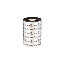 Zebra Wax/Resin Ribbon, 5555; Standard Performance, 25mm (1in) core, 6/box for Tabletop Printers