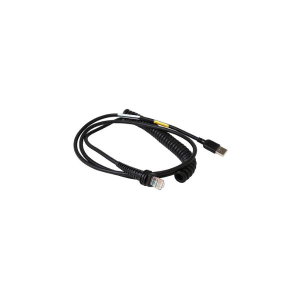 Honeywell NCNR cable: USB Black Type A 4M Coiled 5V Host Power W/O Ferrite (CBL-500-400-C00-01)