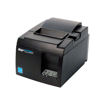 Star Micronics, TSP143IIIBI2 GY US, Replaces 39472110, TSP100III, Thermal, Cutter, Bluetooth IOS, Android And Windows, Gray, Int Ps