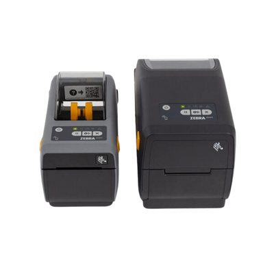 Zebra ZD411, Thermal Transfer, 203 dpi, 6 ips, USB/USB Host/Bluetooth/Modular Connectivity Slot, 2.2" Print Width, US Cord, Swiss Font, EZPL