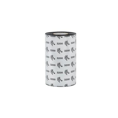 Zebra 3200 Wax/Resin Ribbon (110mm x 74m, 4.3", 12/Case)
