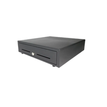 Custom America, Apex Cash Drawer, 16x16, Black, EPC Cable