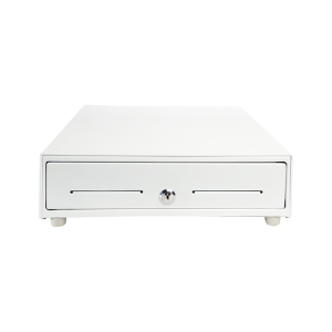 Star Micronics Cash Drawer White 16Wx16D Printer Driven 5Bill-8Coin 2 Media Slots Cable Included ('37965590)