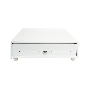 Star Micronics, Cash Drawer, White, 16Wx16D, Printer Driven, 5Bill-8Coin, 2 Media Slots, Cable Included