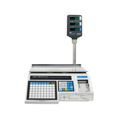 CAS CORP, REFER TO LP-1000NP, SCALE, LABEL PRINTING SCALE, 30 LB, WITH POLE DISPLAY