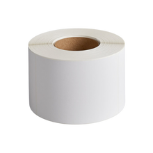 WASP 12/PK 4.00" X 1.00" TT PAPER LABEL 5"OD W/PERF (2300/RL)