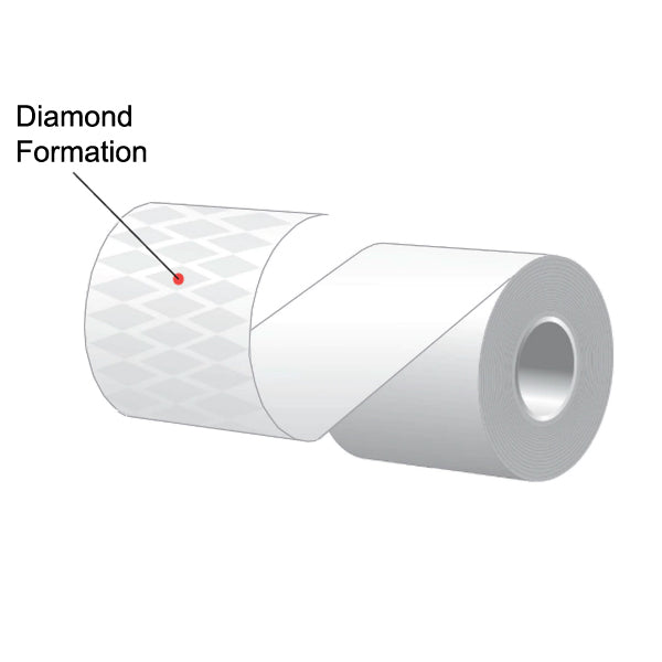 Maxstick Max stick Plus 80g Diamond Adhesive Sticky Paper Direct Thermal 3.125" X 170' 1" Core 3.25" Od 32 Rolls Per Case Priced Per Case (MS318170PLUSD)