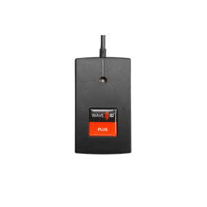 RFIDeas, Wave ID Plus, With IClass ID Black USB Reader