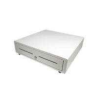 APG Vasario Series cash drawer in white
